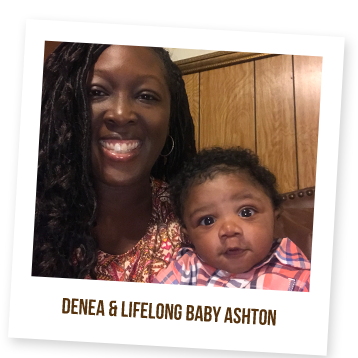 Single Parent Adoption by Denea and baby Ashton